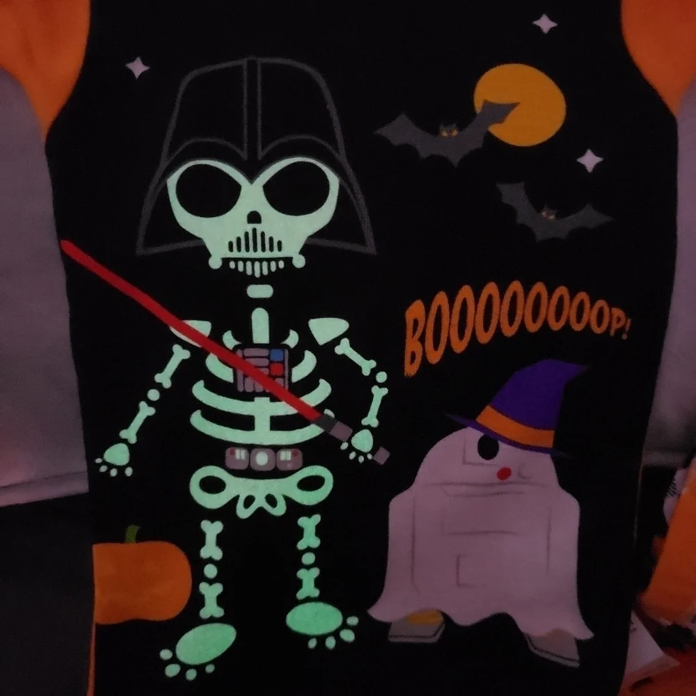 Star Wars Halloween PJs glow in the dark PJs